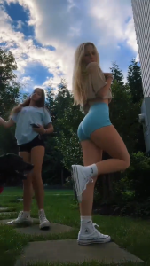 Tight Shorts TikTok Girls